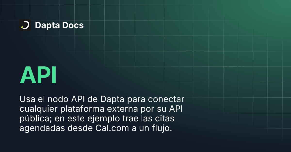 API | Dapta Docs