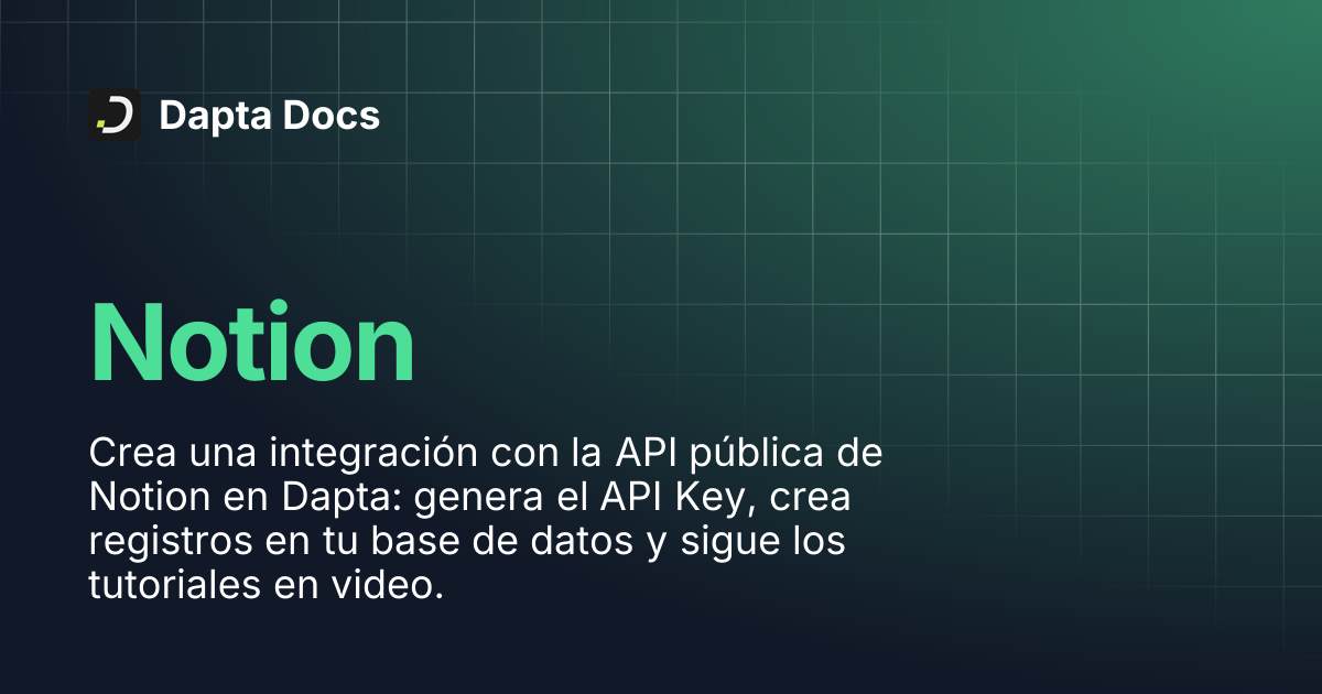 Notion | Dapta Docs
